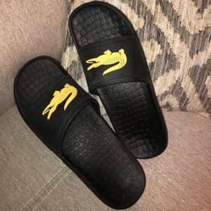 LACOSTE men's slides (US size 9)